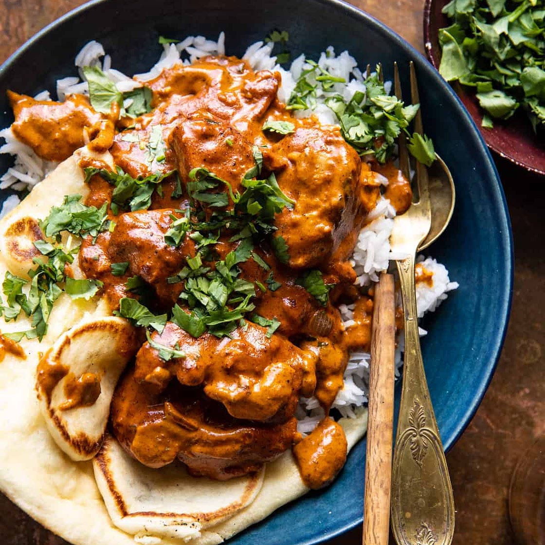 30 Minute Spicy Coconut Butter Chicken