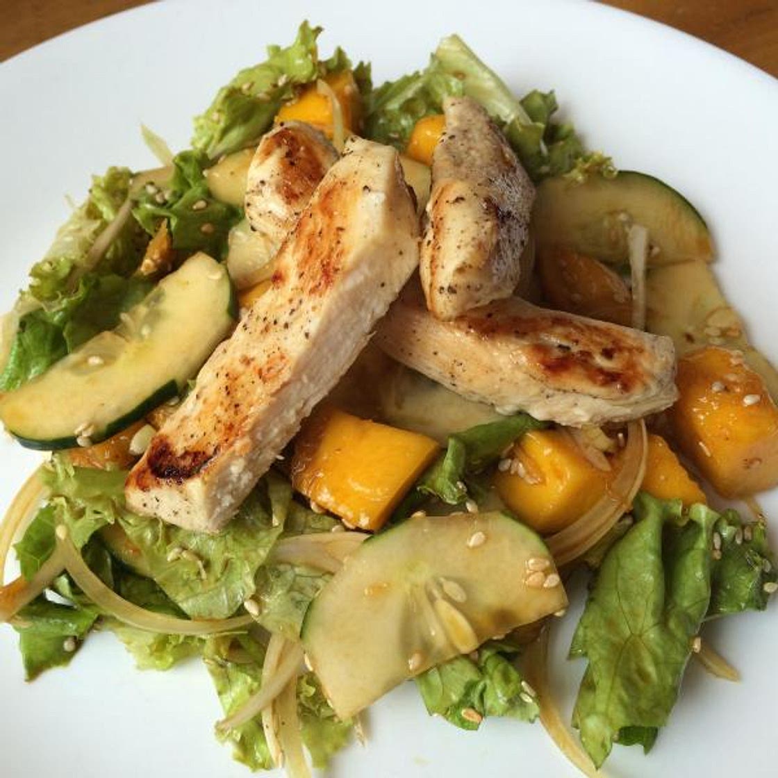 Receita de Salada asiática de frango