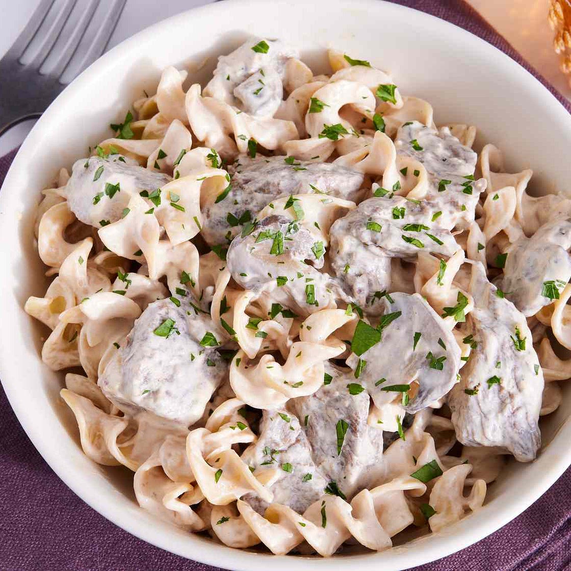 Beef Stroganoff for Instant Pot
