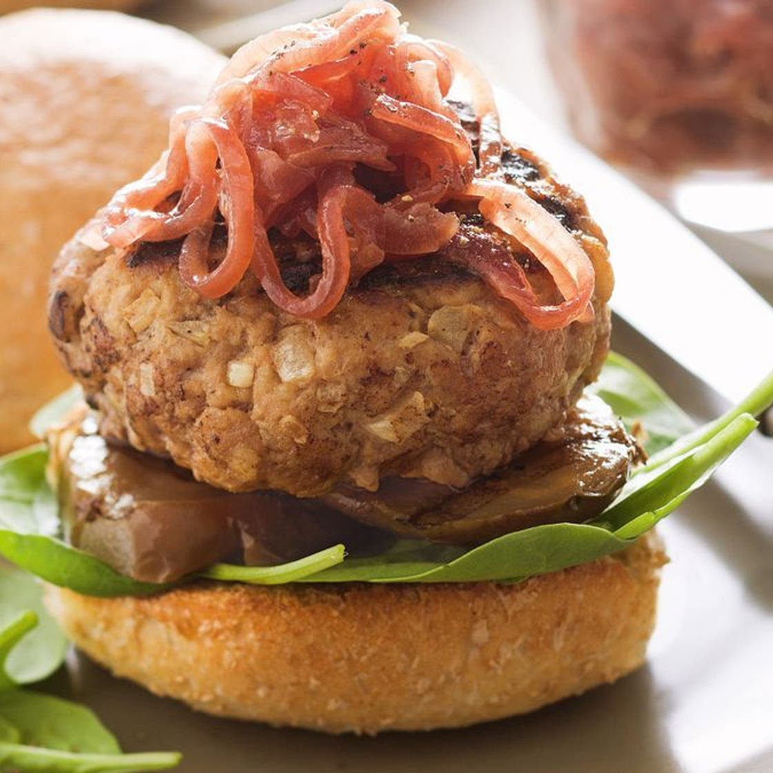 Fennel, pork and veal burgers