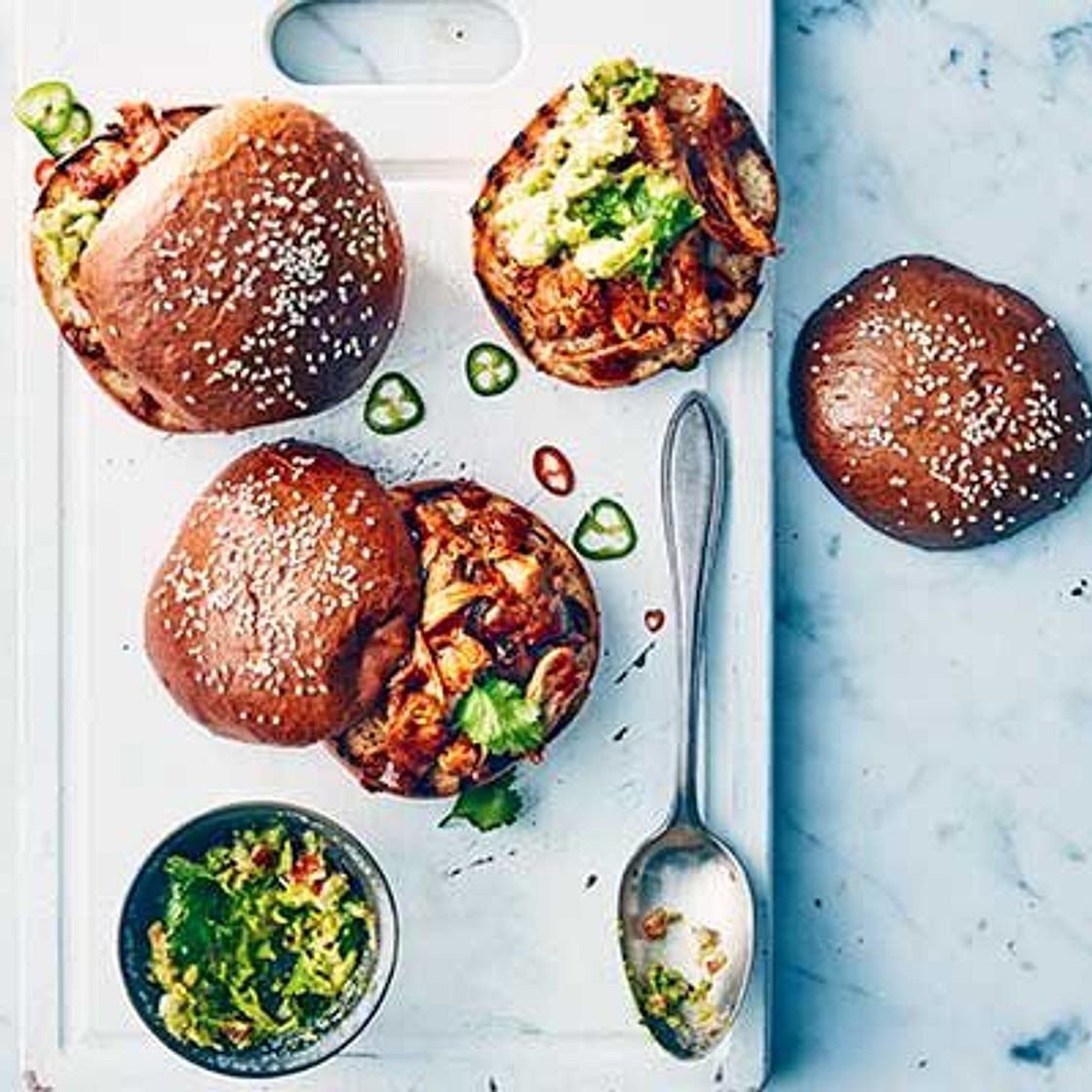 Slow cooker pulled chicken