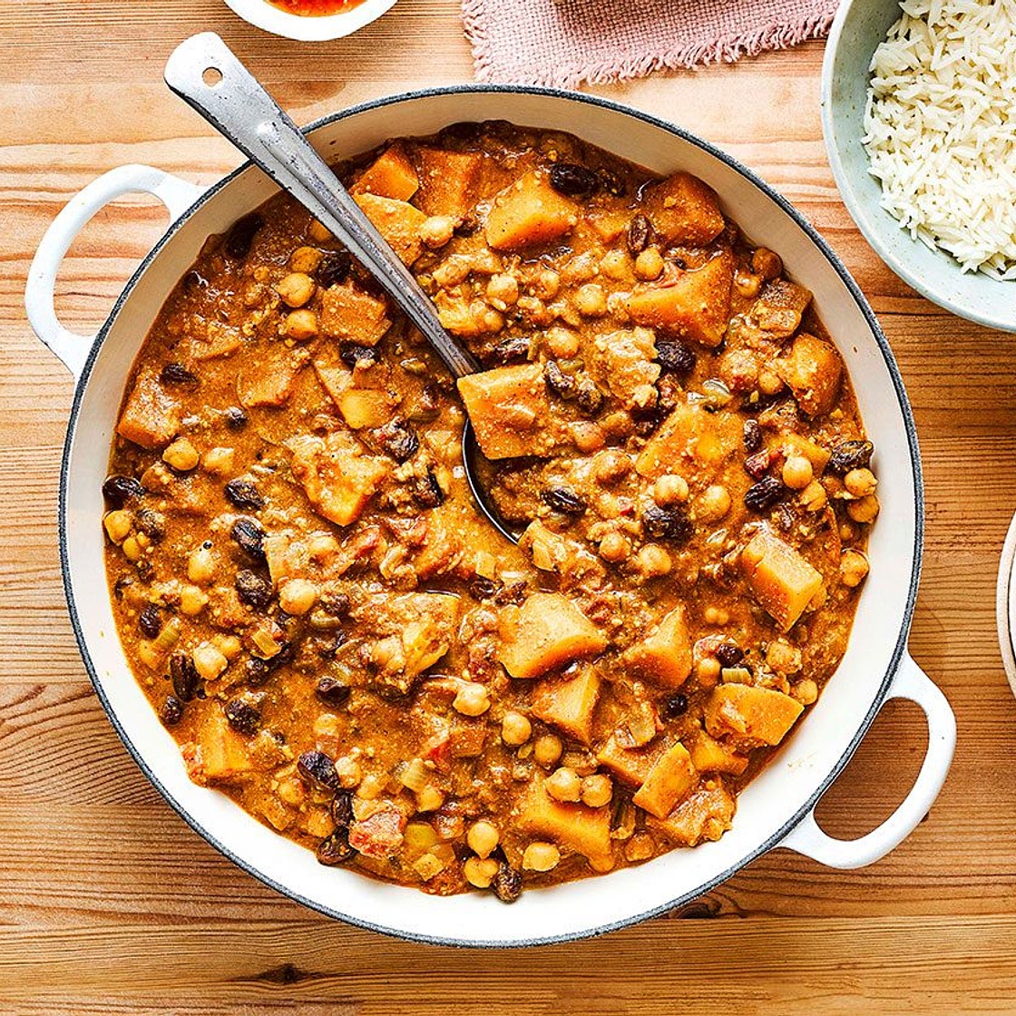 Coconut cashew & butternut squash curry