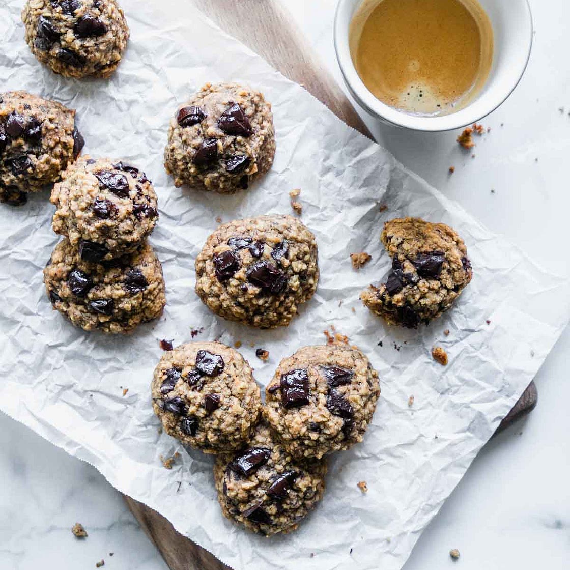 Banana Oatmeal Breakfast Cookies
