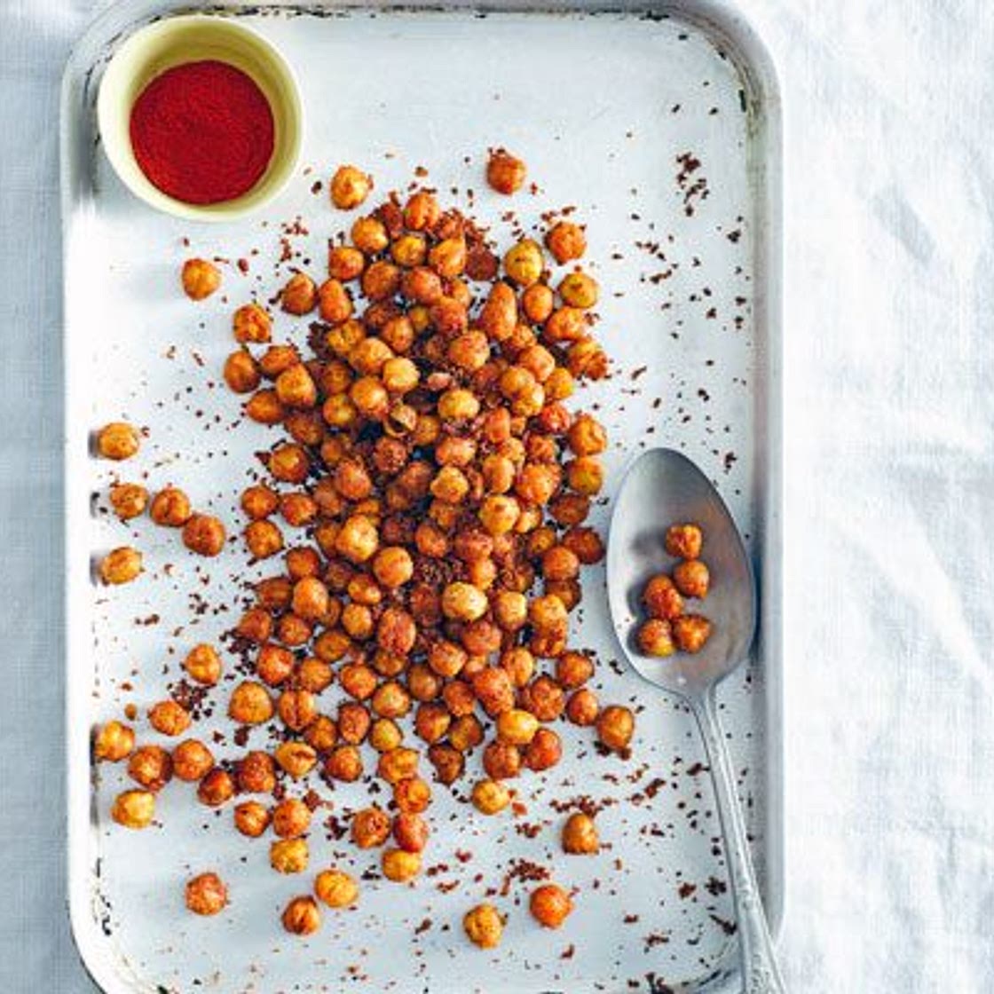 Crispy roasted chickpeas
