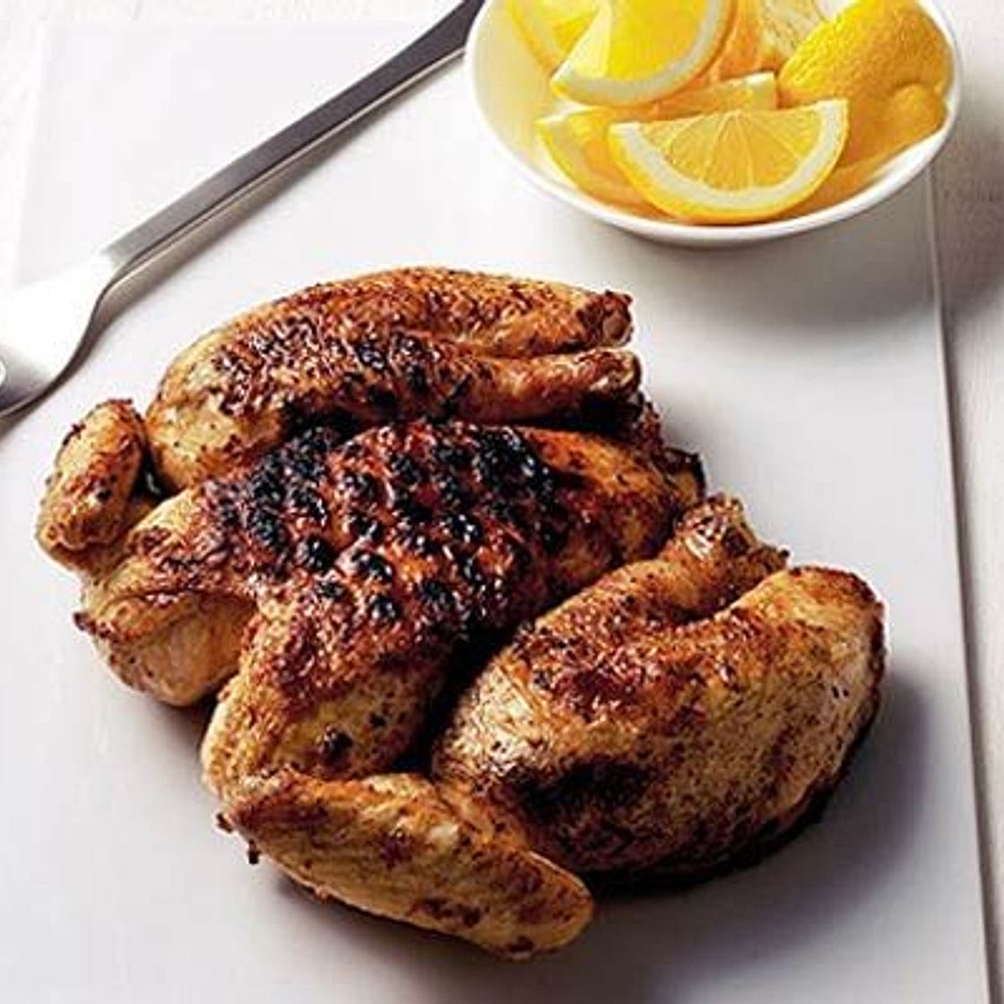 Spatchcock barbecue chicken