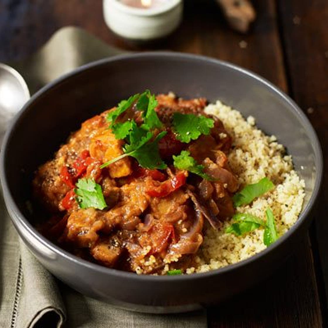 Sweet potato & coconut curry