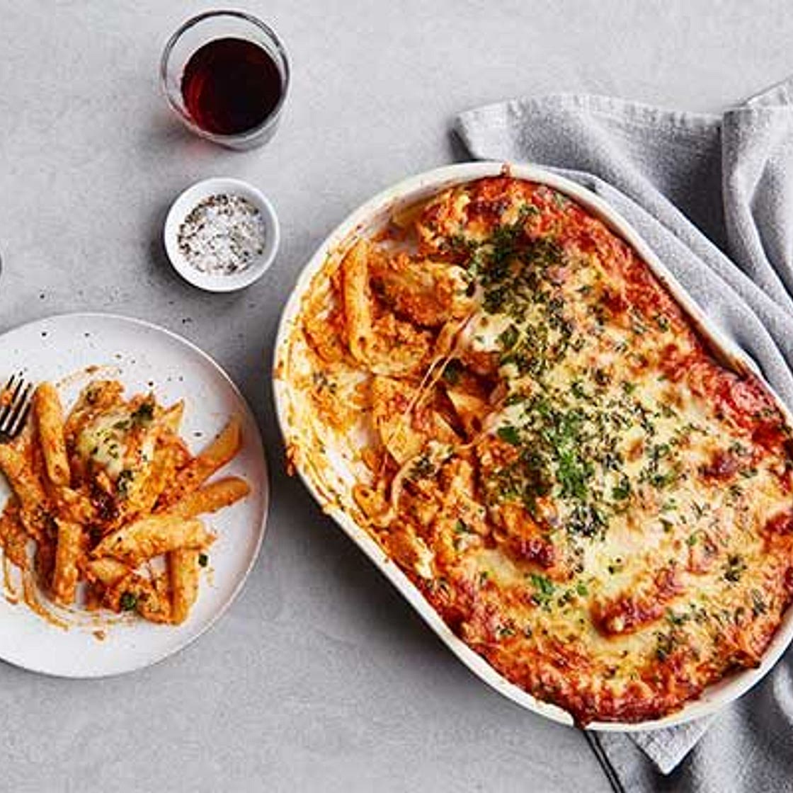 Chicken pasta bake