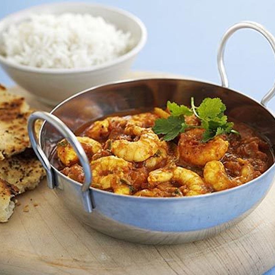 Prawn curry in a hurry