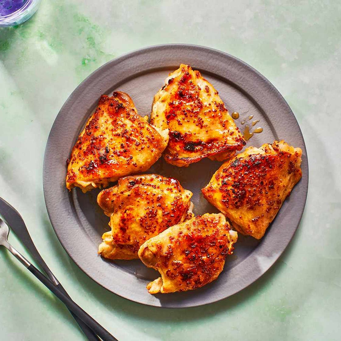 Easy Roasted Chicken Thighs