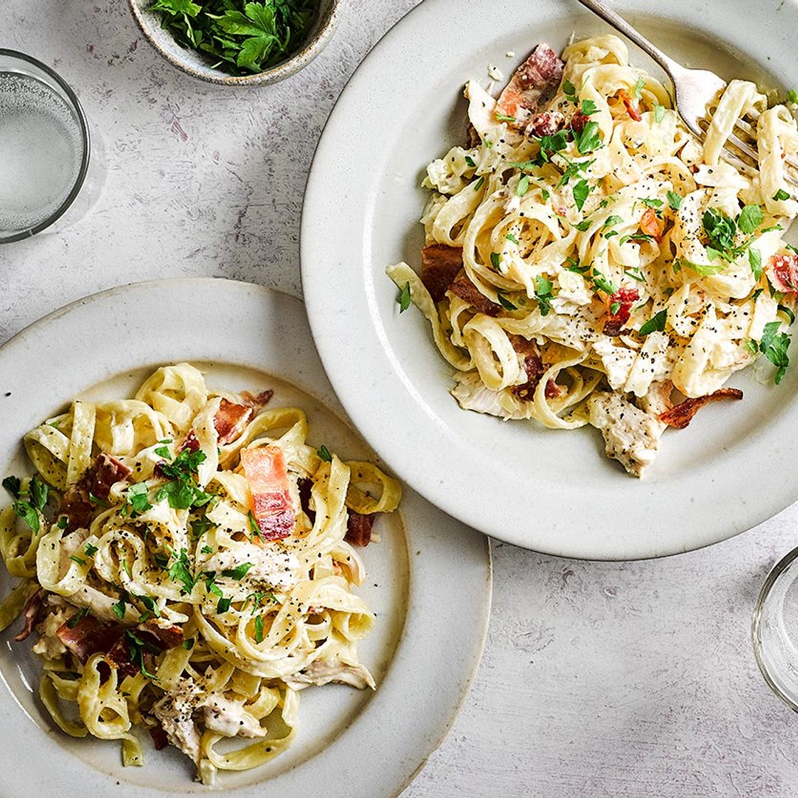 Chicken & bacon pasta