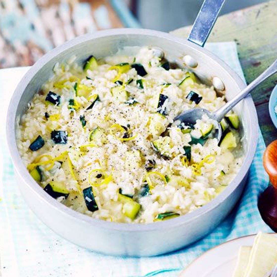 Courgette & lemon risotto