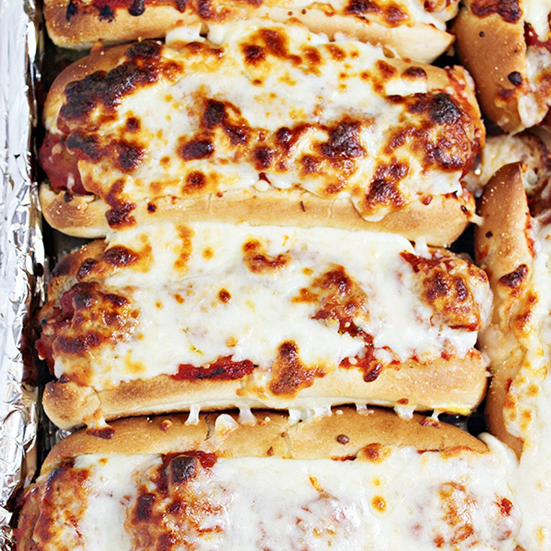 Oven Baked Meatball Sandwiches