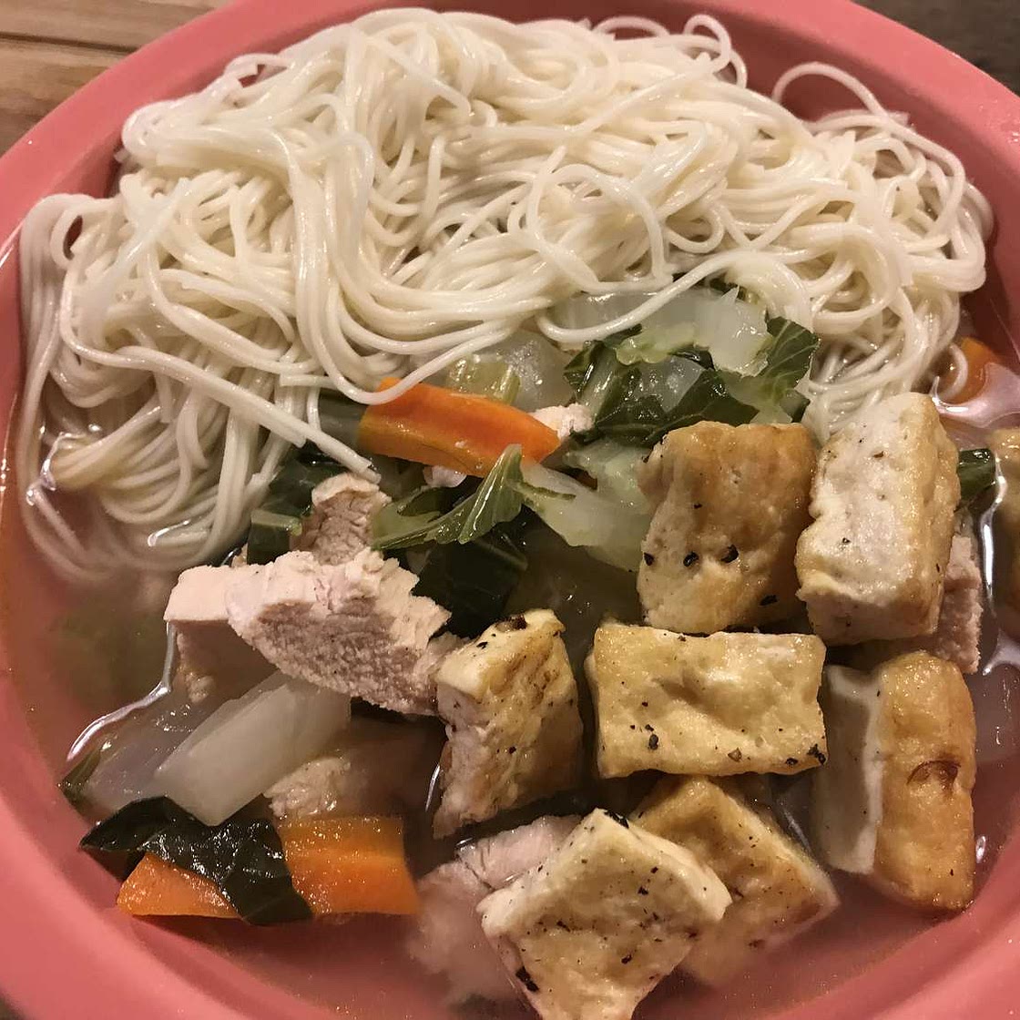 Chicken and Bok Choy Soup