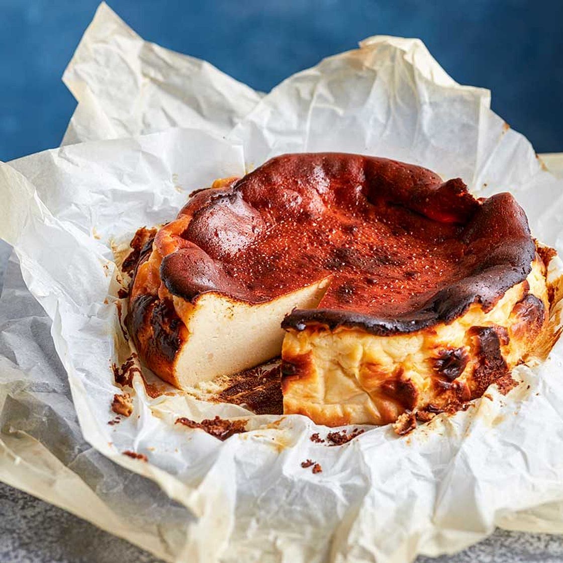 Burnt basque cheesecake