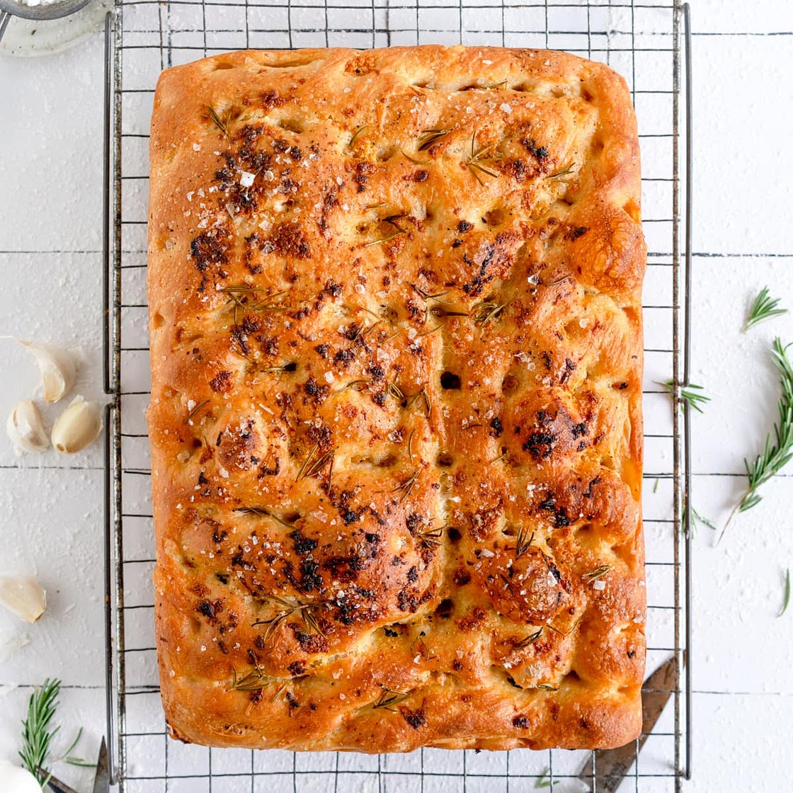 Easy Focaccia Bread (No Knead)