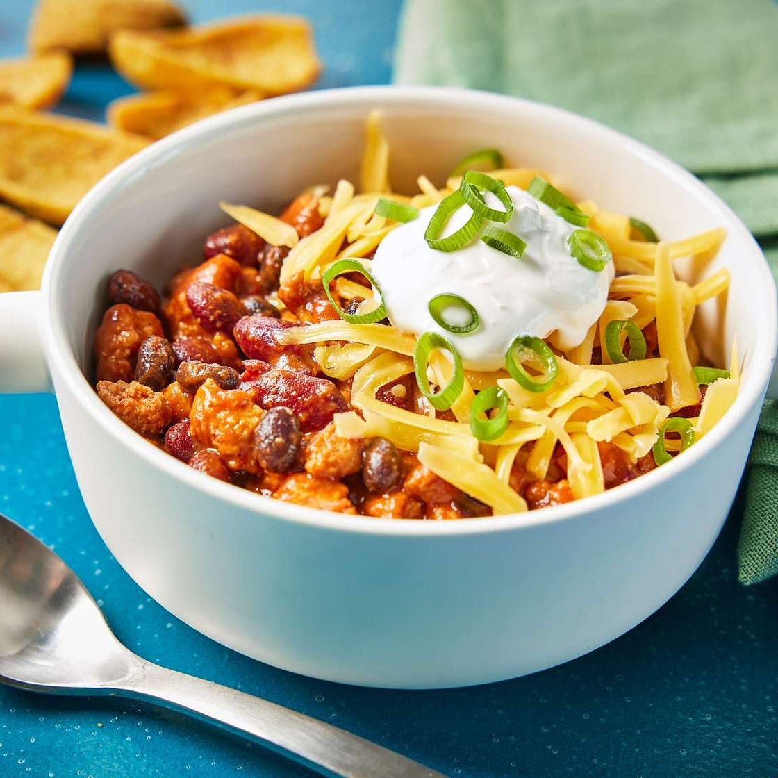 Laura's Quick Slow Cooker Turkey Chili