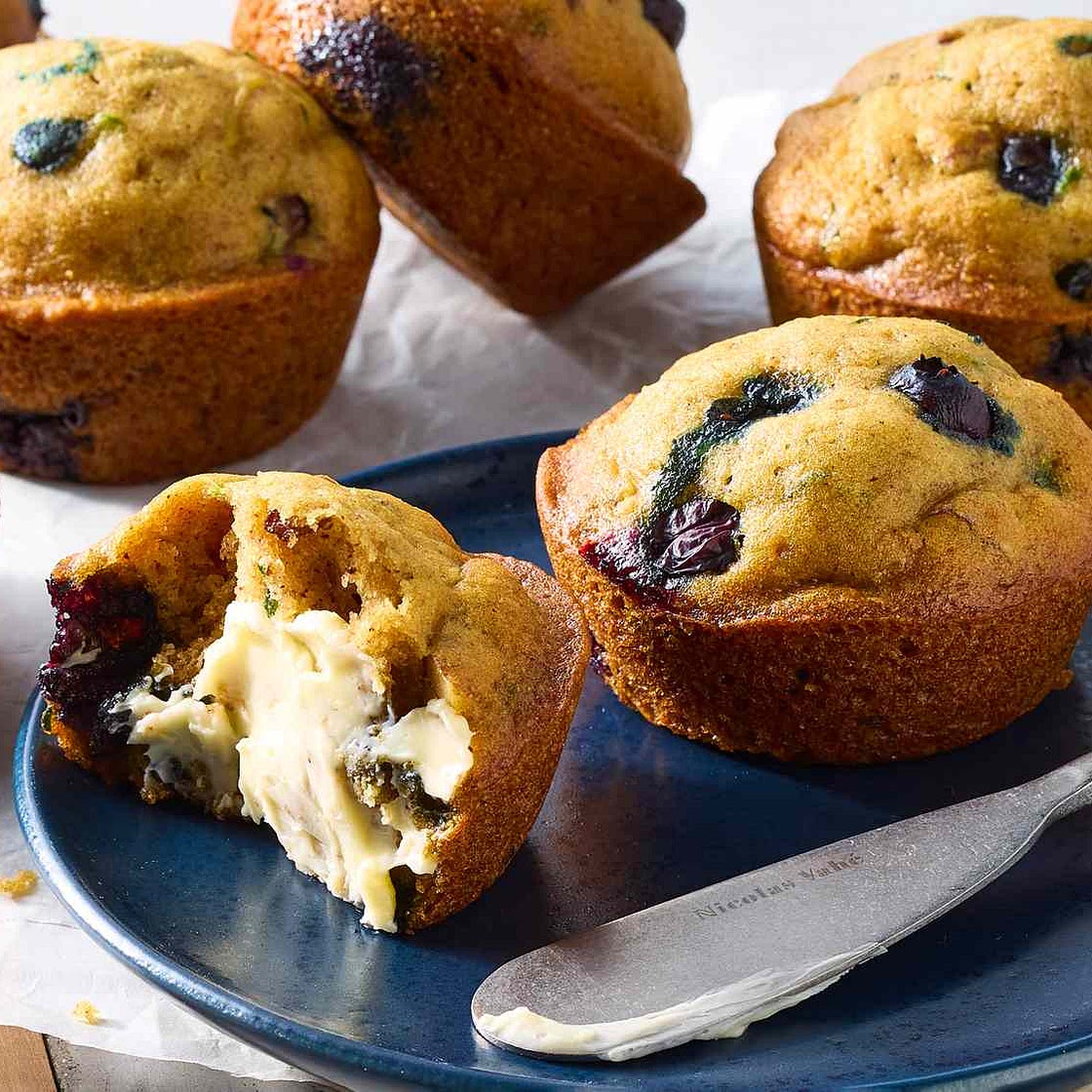 Blueberry Zucchini Muffins