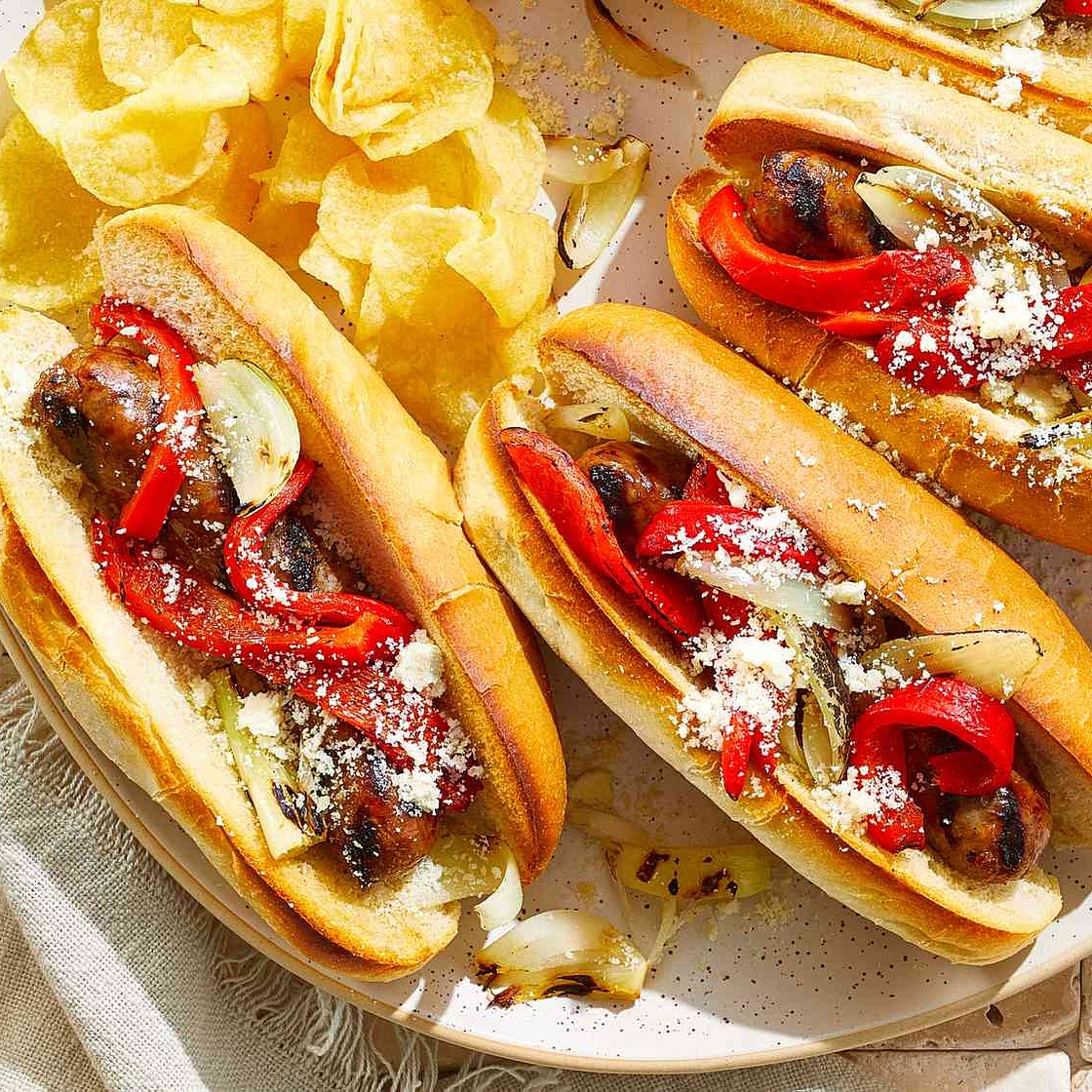 Festival-Style Grilled Italian Sausage Sandwiches