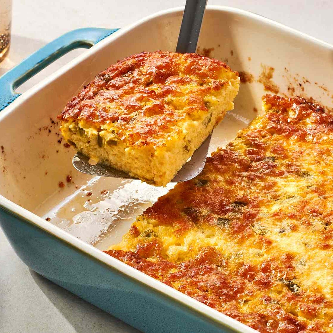 Christmas Green Chile Egg Casserole