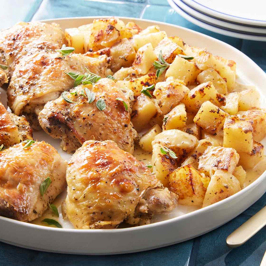 Greek Lemon Chicken and Potatoes