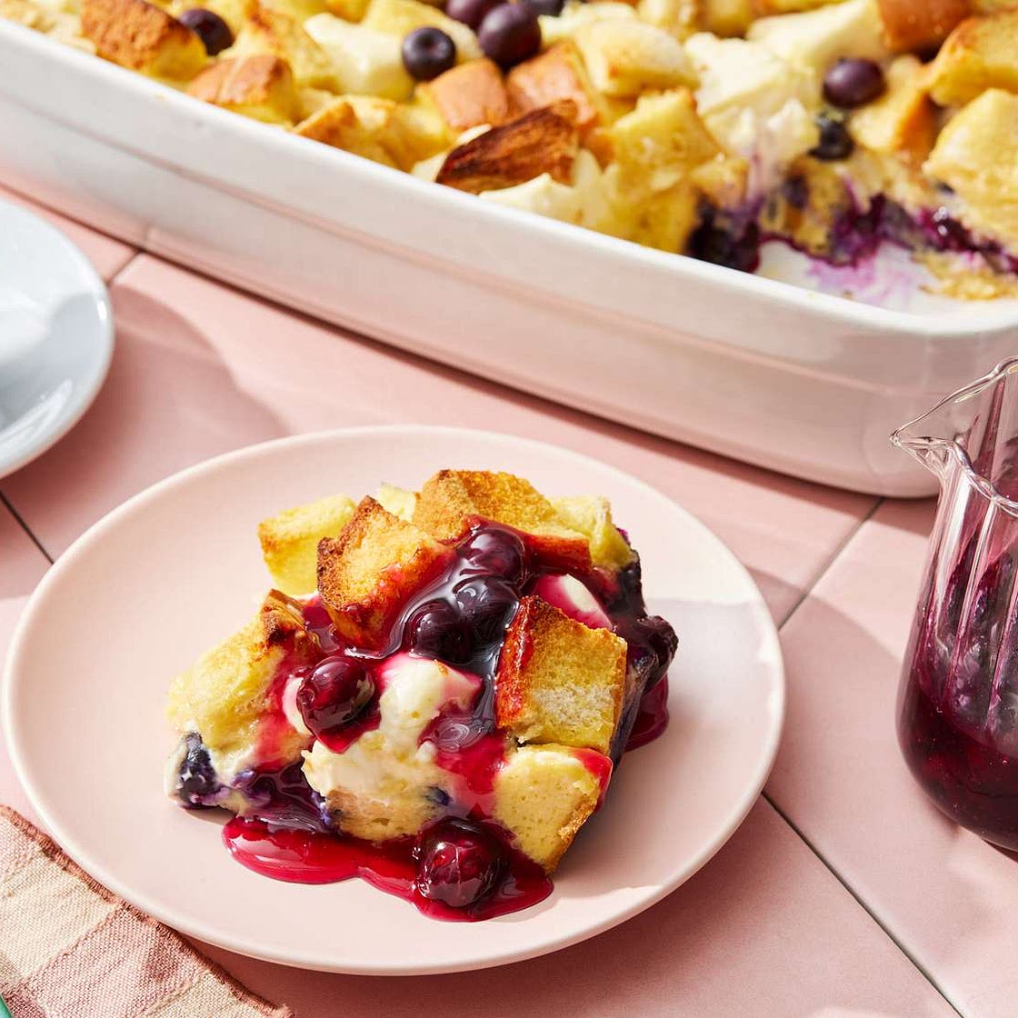 Overnight Blueberry French Toast