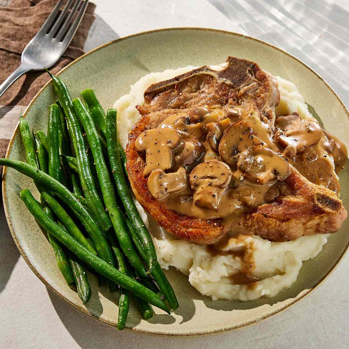Mushroom Pork Chops