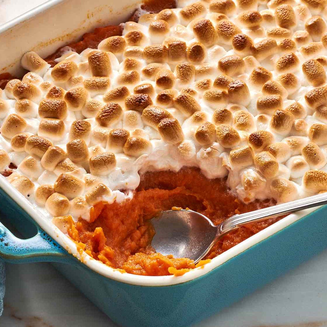 Sweet Potato Casserole with Marshmallows