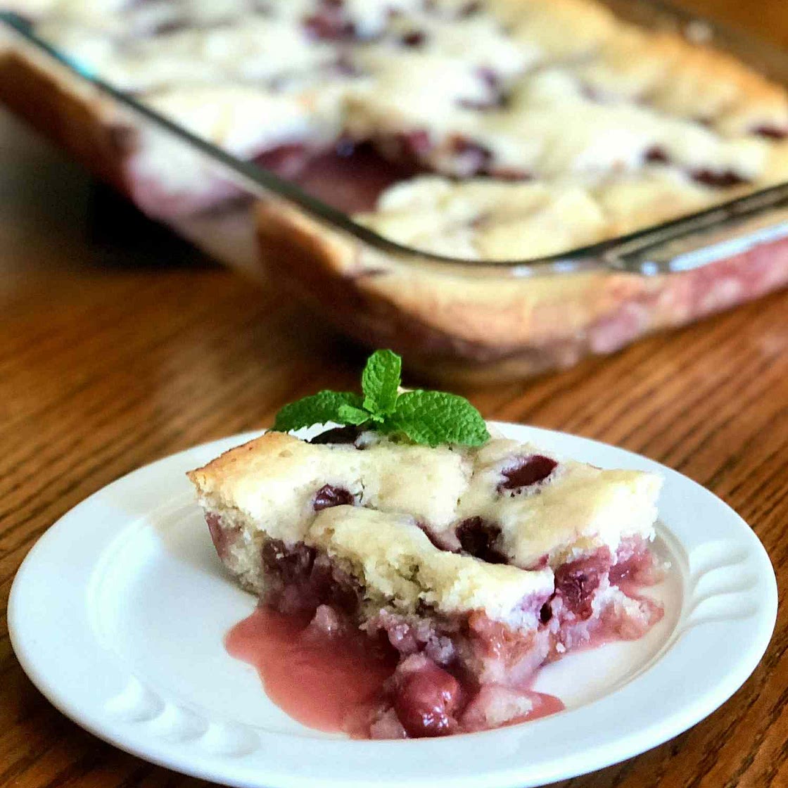 Cherry Dump Pudding Cake