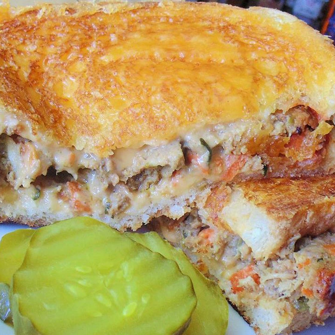 Meatloaf Grilled Cheese Sandwich