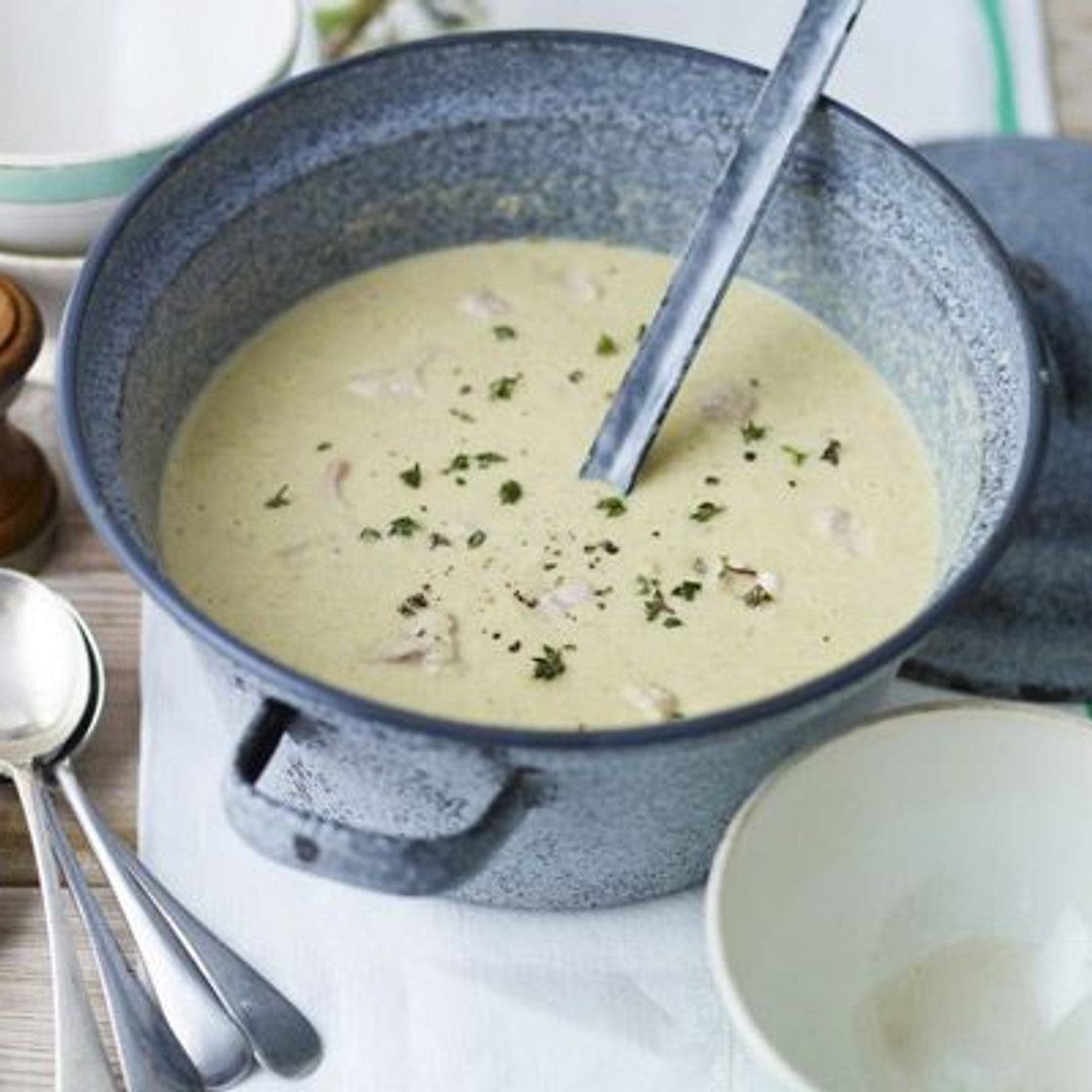 Creamy chicken soup