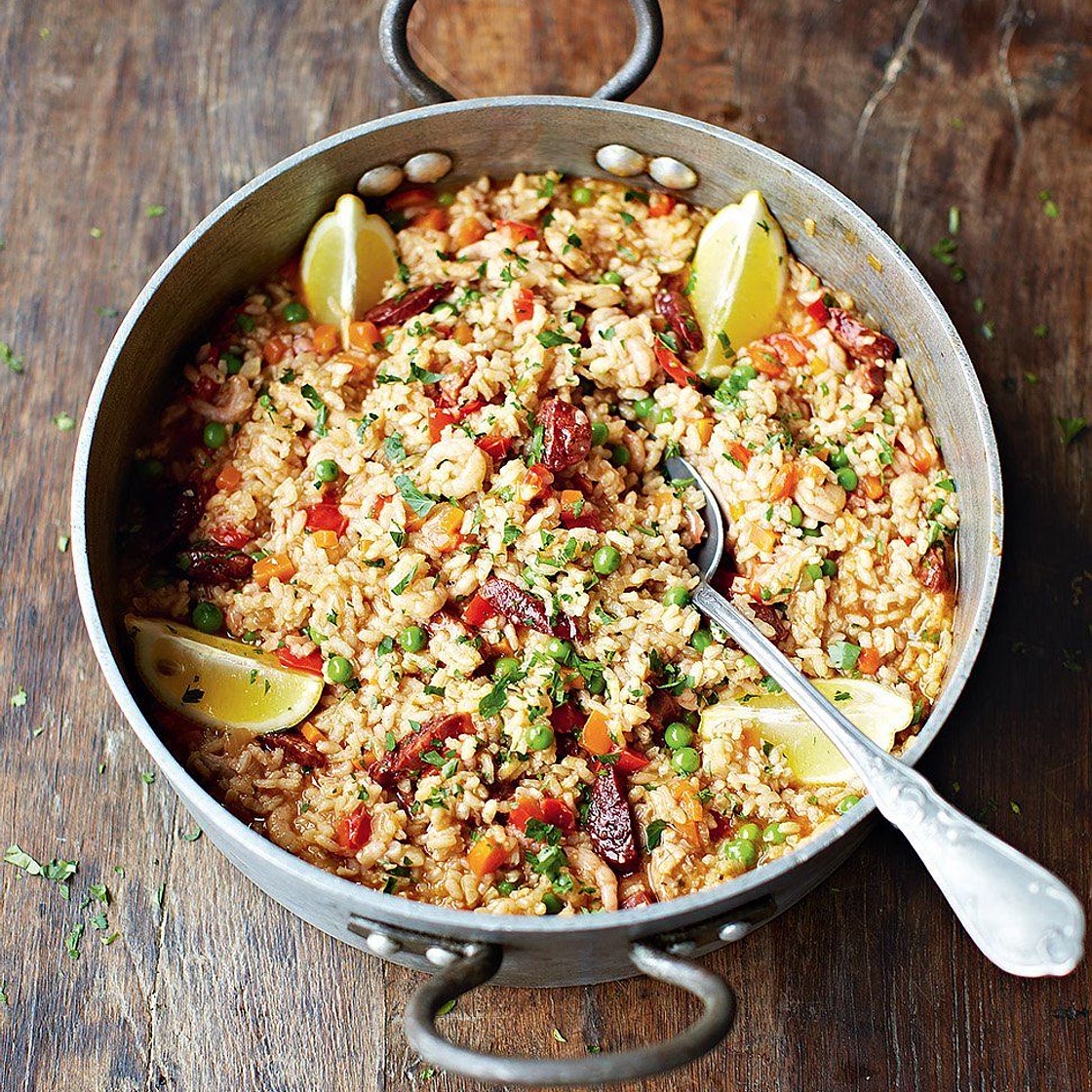 Chicken & chorizo paella