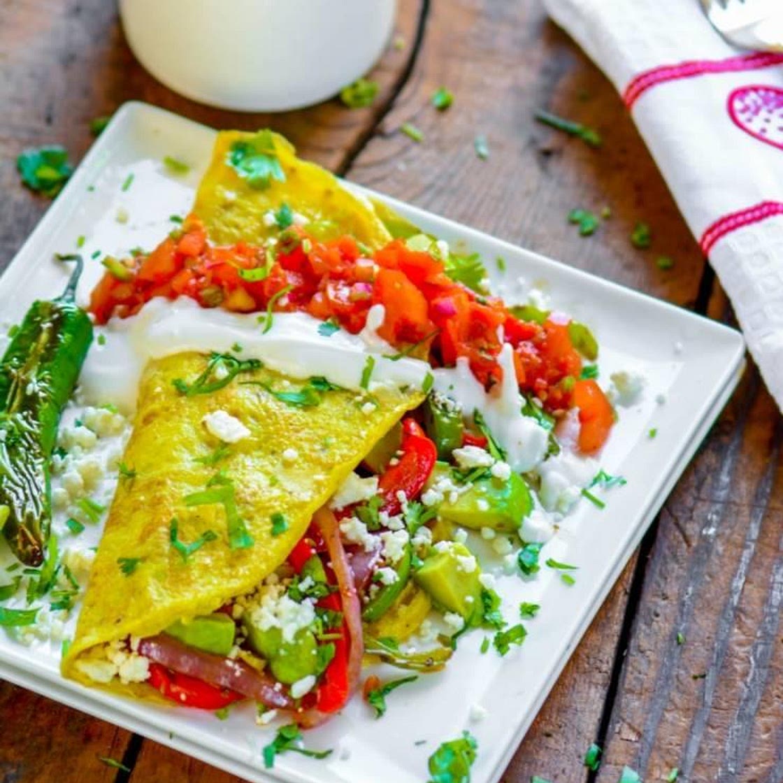 Chicken Fajita Omelette