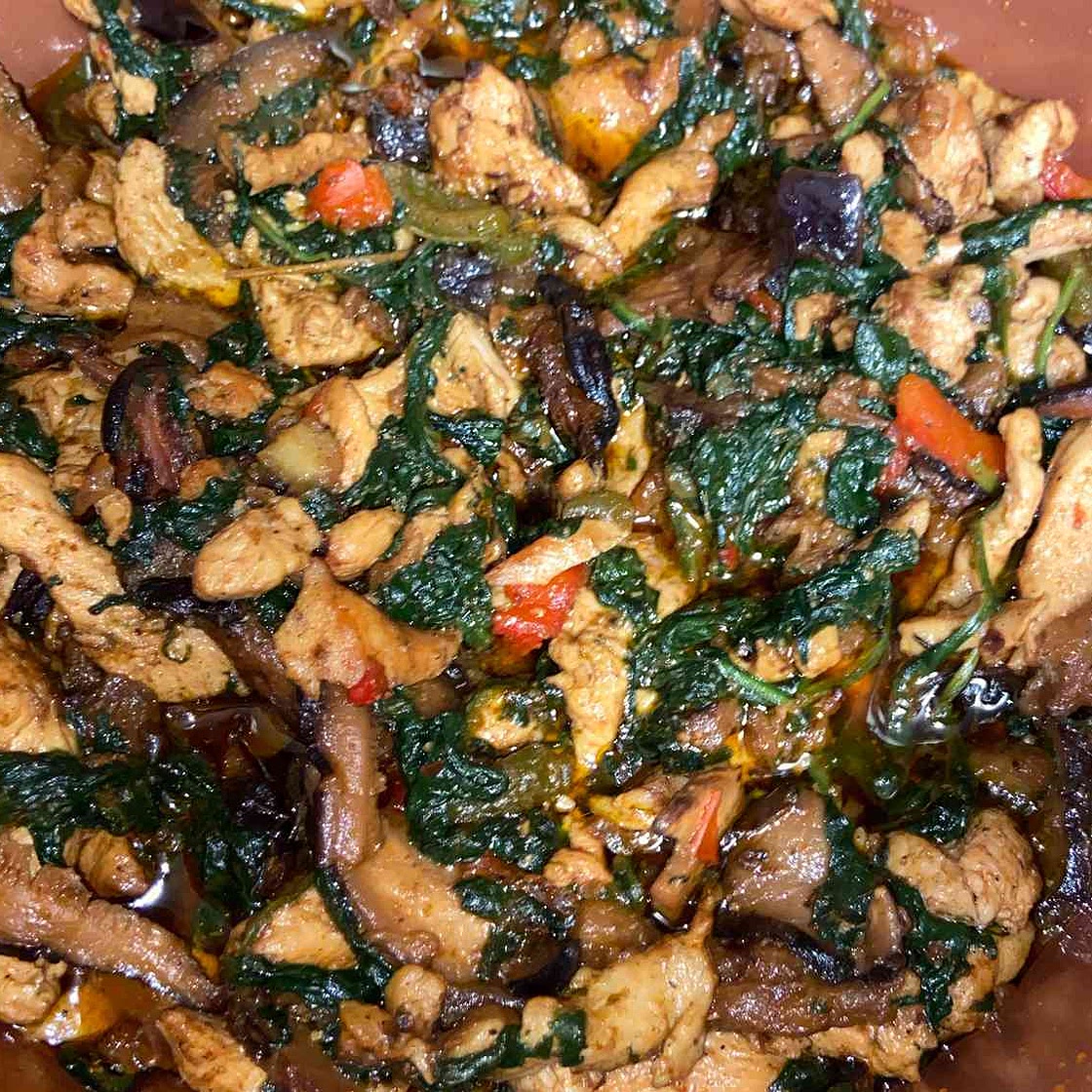 Chicken Eggplant Stir-Fry