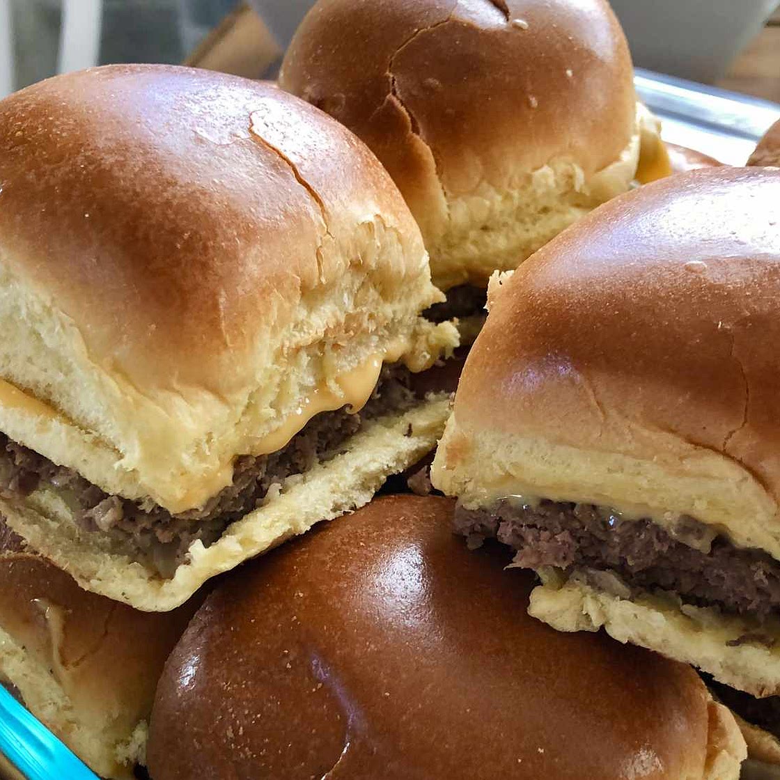 Almost White Castle Hamburgers