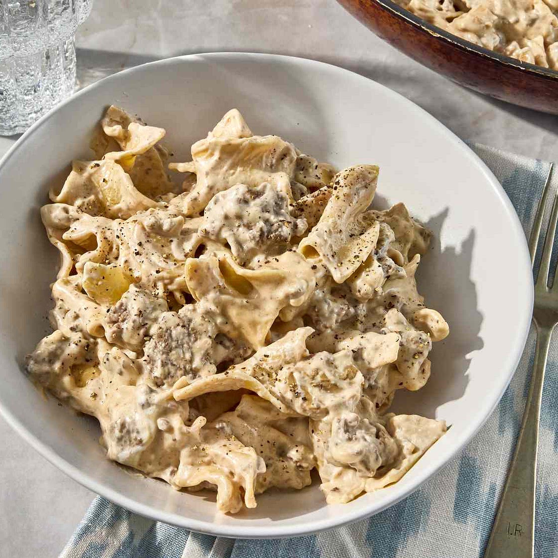 Simple Hamburger Stroganoff