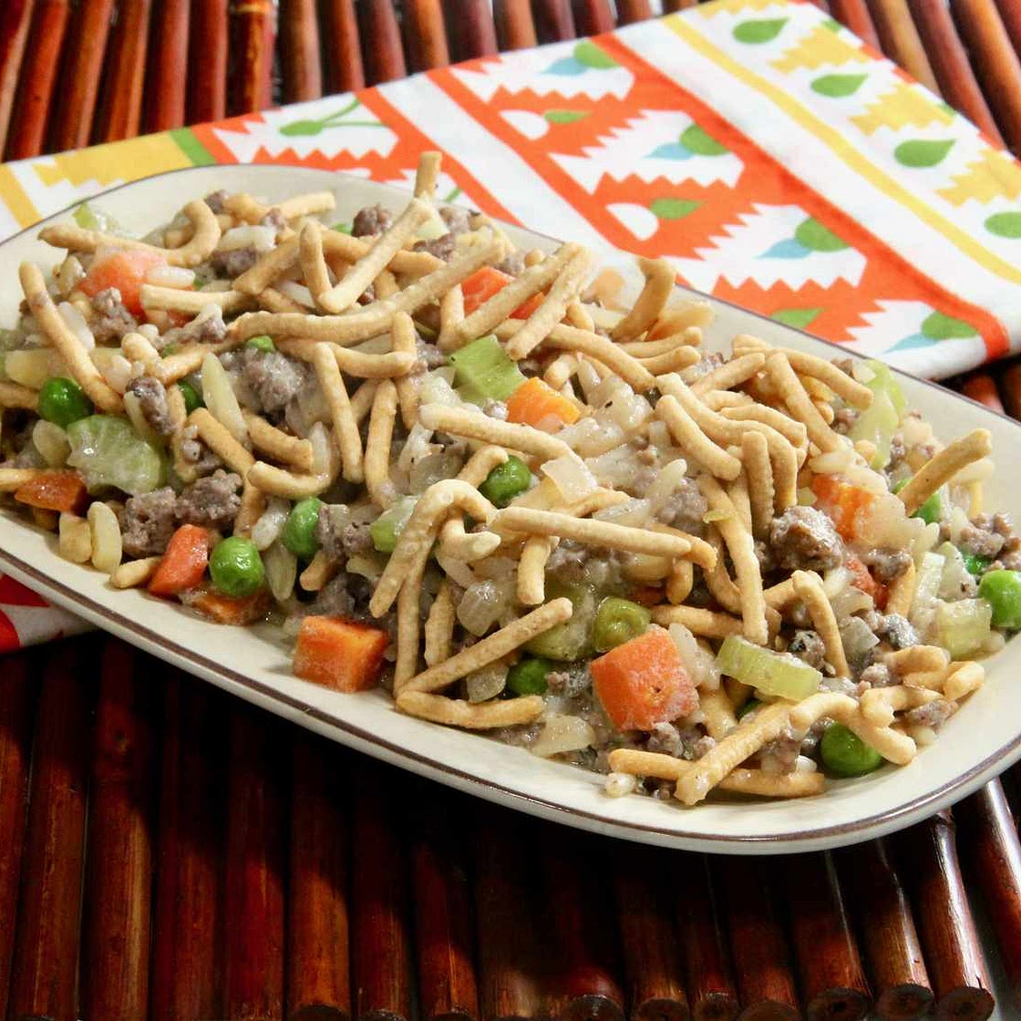 Chow Mein Noodle Casserole