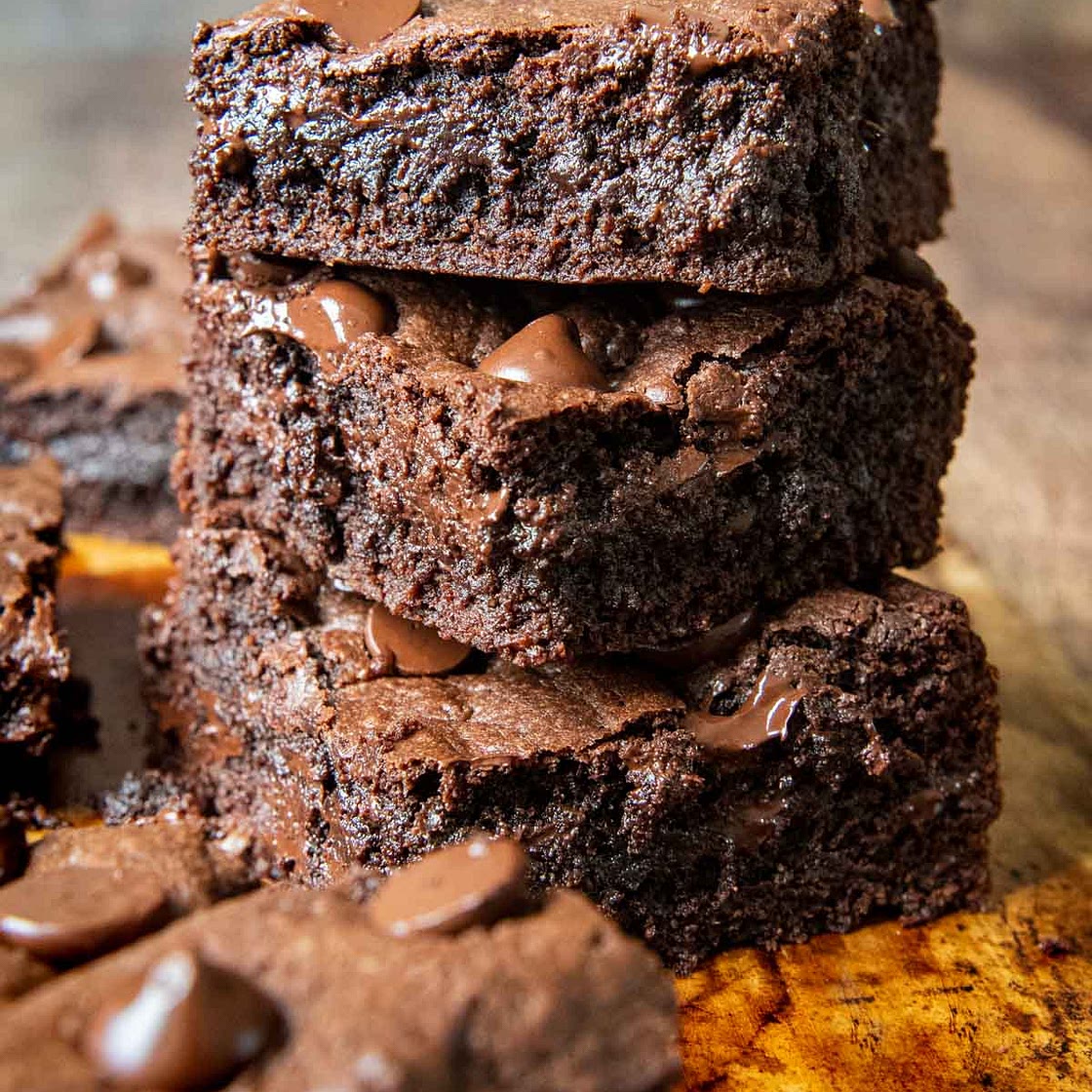 Fudgiest Oat Flour Brownies (Extra Easy)