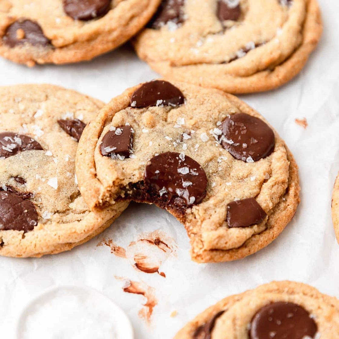 Tahini Chocolate Chip Cookies