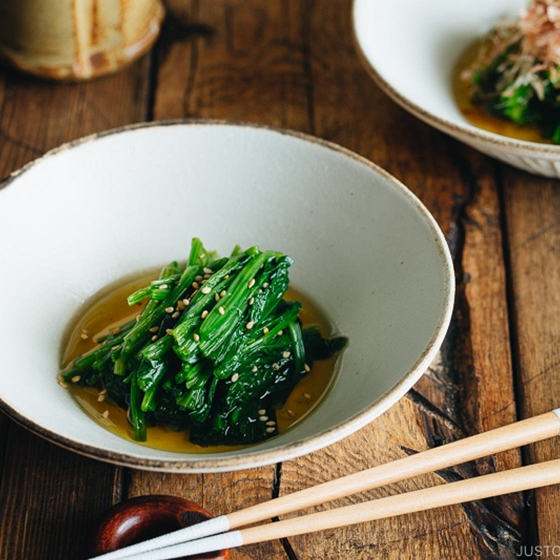 Spinach Ohitashi (Japanese Spinach Salad)