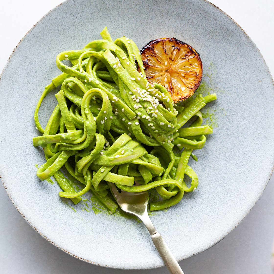 Kale Tahini Pasta