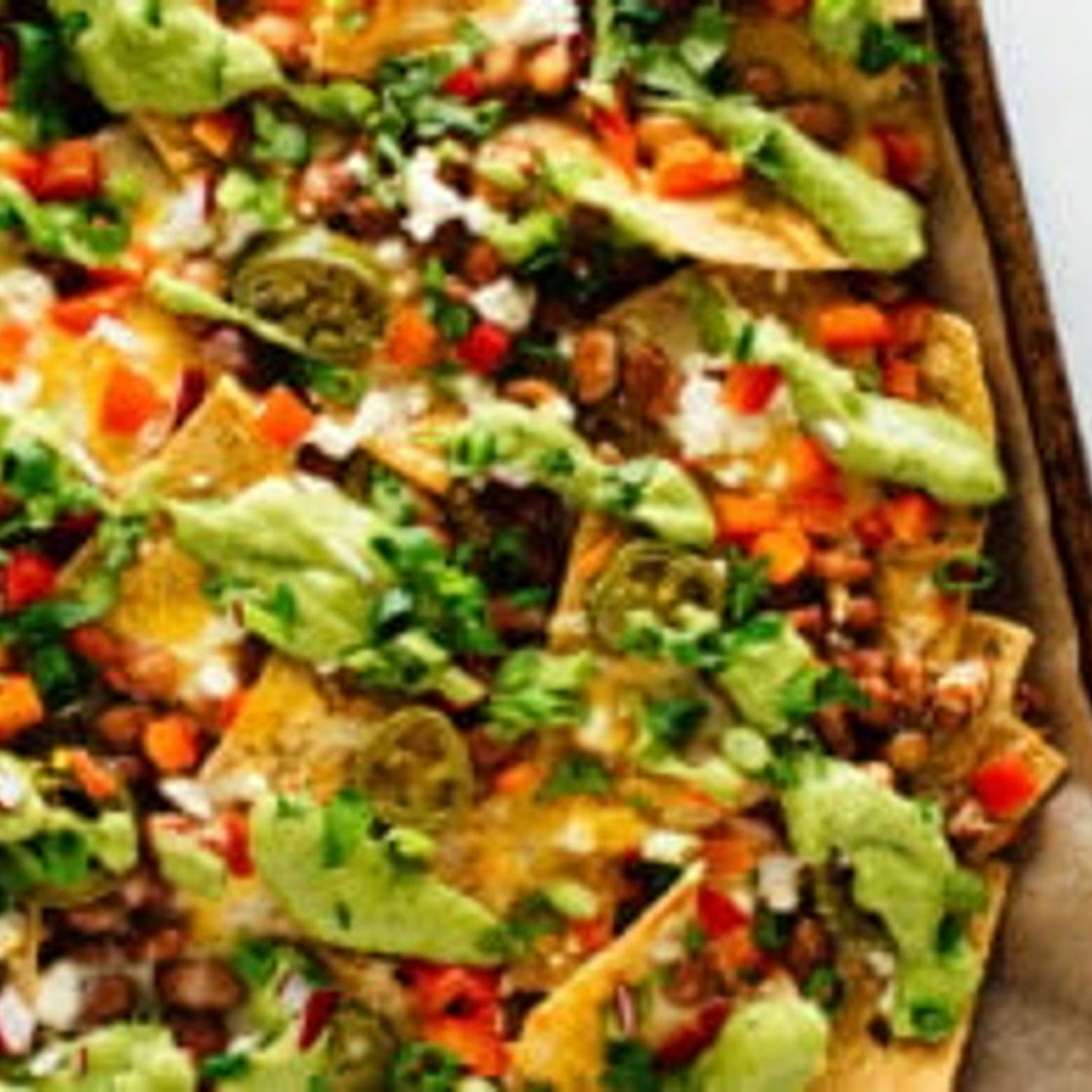 Loaded Veggie Nachos