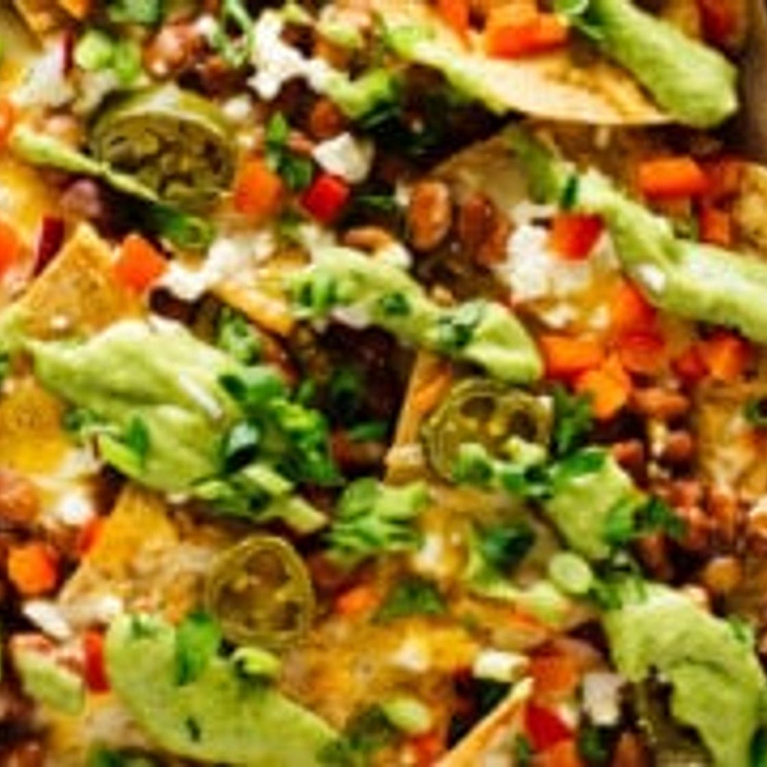 Loaded Veggie Nachos
