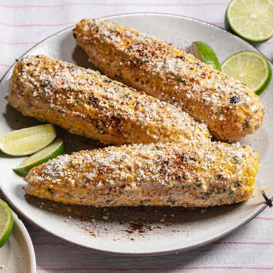 Elotes (Grilled Mexican Street Corn) Recipe