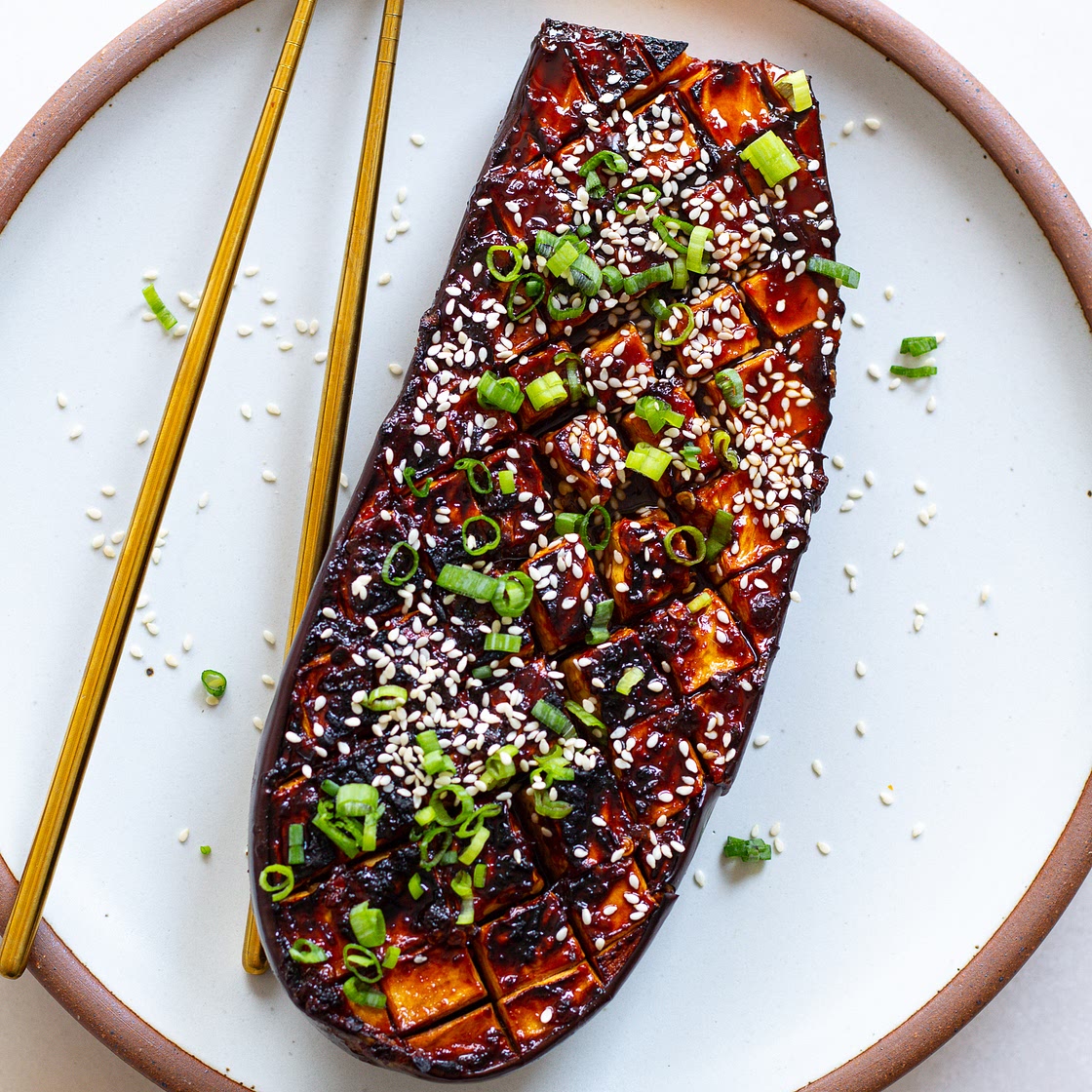 Miso-Glazed Eggplant