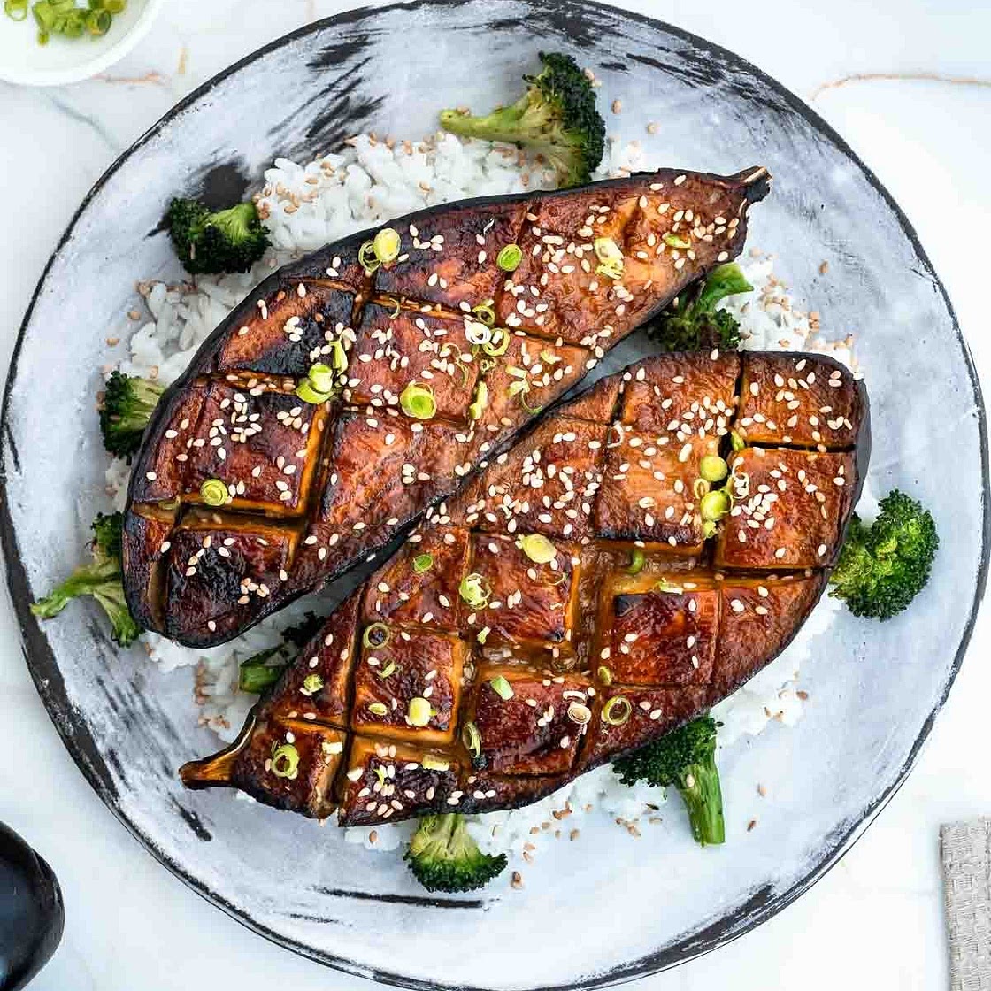 Miso-glazed Aubergine (Nasu Dengaku)