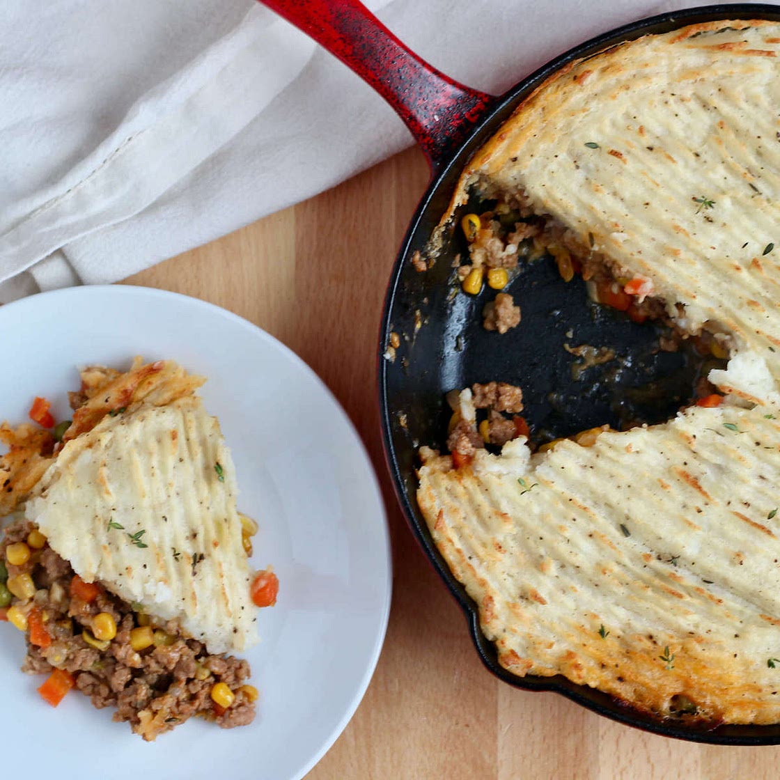Ground Turkey Shepherd's Pie