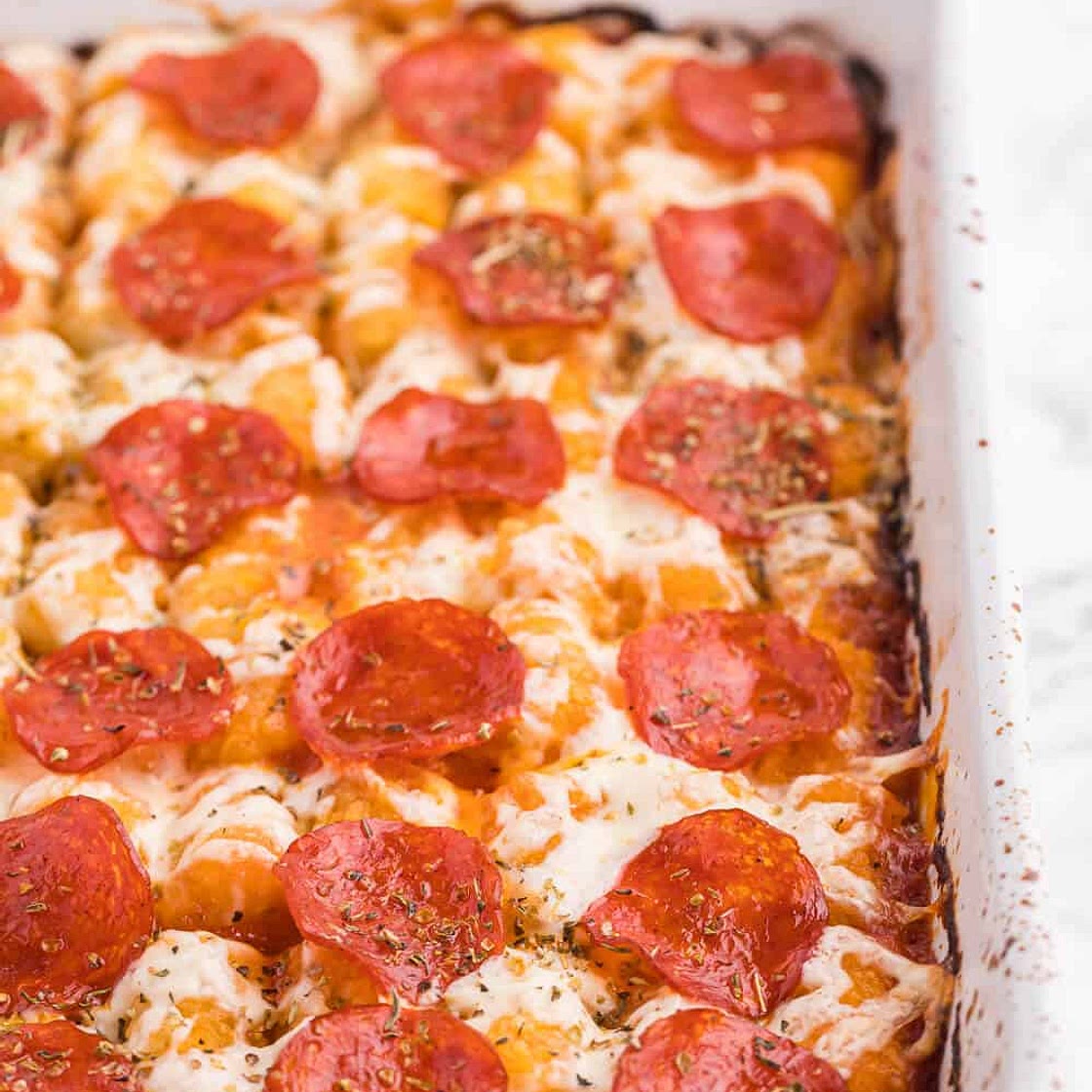 Pizza Tater Tot Casserole
