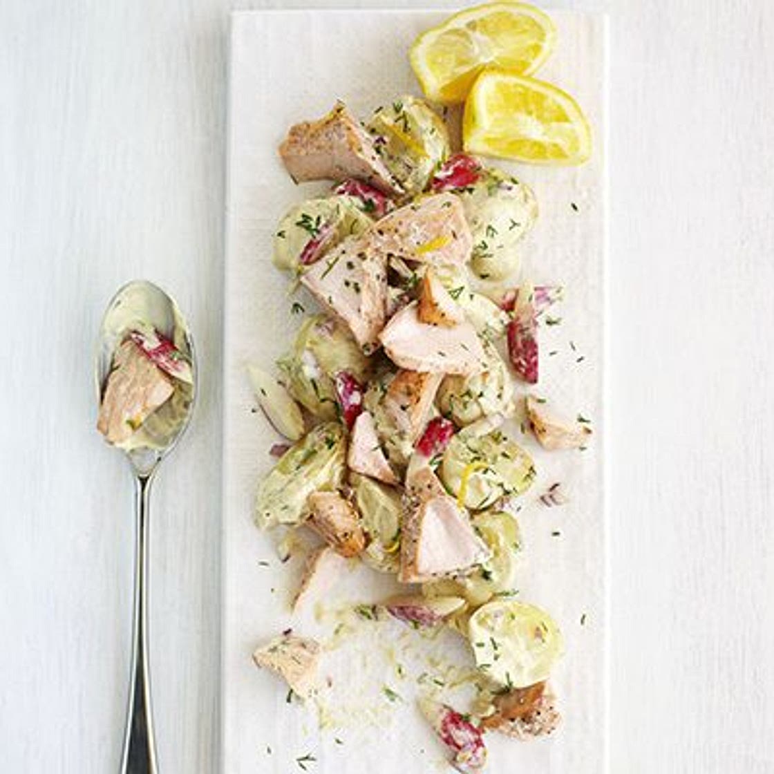 Scandi salmon salad