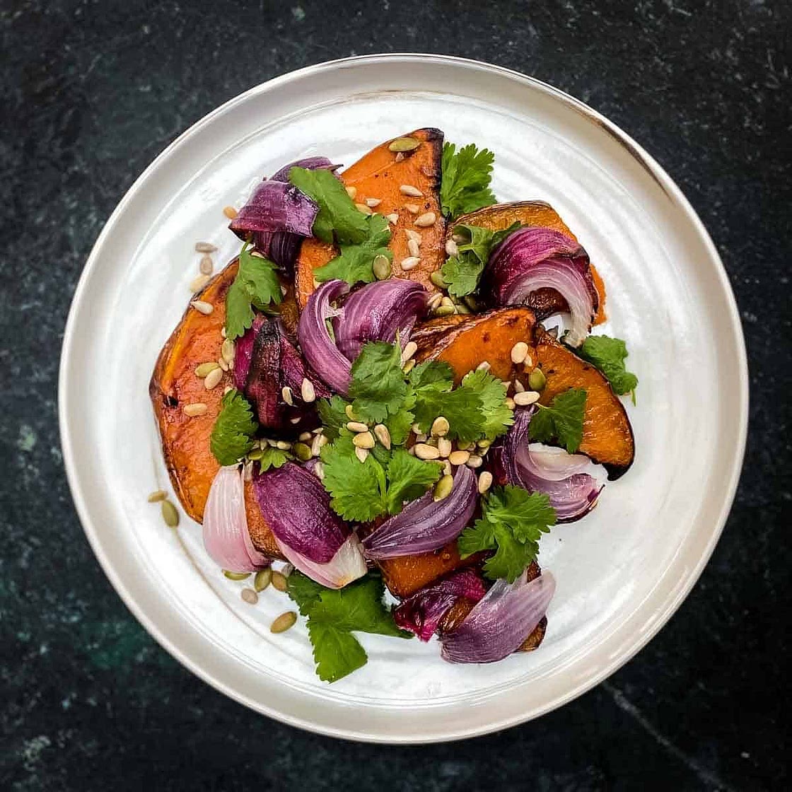 Roasted Spiced Pumpkin Salad Recipe