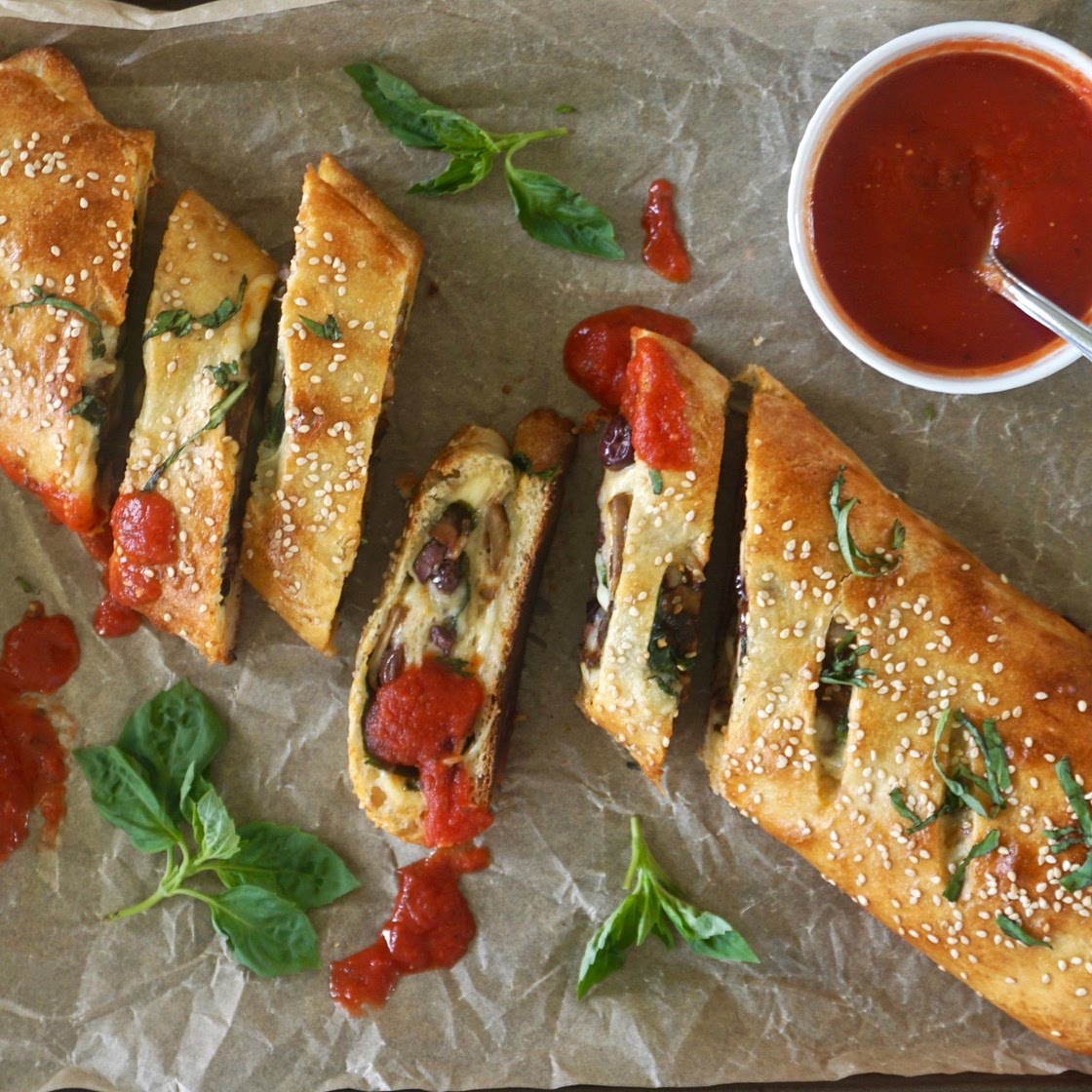 Easy Vegetarian Stromboli Recipe